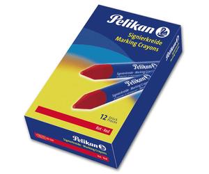 Cera Marcadora PELIKAN Rojo, Caja x12