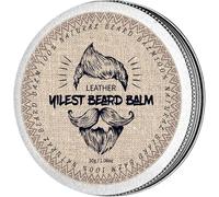 Cera para Bigote para Hombre, Bálsamo para Peinar la Barba de Fijación Fuerte, Fortalece y Suaviza Barbas y Bigotes, Mejora el Brillo, Para Todo Tipo de Hombres