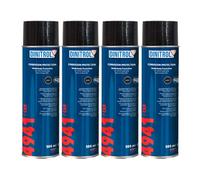 Cera para carrocería inferior de coche en aerosol Dinitrol 4941, color negro, 4 latas de 500 ml