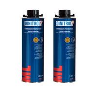 Cera para cavidades Dinitrol ML3125, 2 latas x 1 litro con tapón a rosca estilo Schutz
