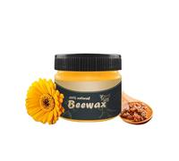 - Cera para muebles | Cera de abejas, 75 g Wood Seasoning for Furniture Protect, Natural Tradicional HoneyWax with Sponge For Floor, Tables, Chairs And Cabinets Shine, Wood Care Kit