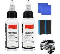 Cera Reparadora de Arañazos V-Vaxy, Kit para Eliminar Arañazos Profundos, Reparación Y Pul-ido de Arañazos, Restaurador de Pintura, Restaurador Rápido de Pintura, Kit de Cera para Arañazos (2Pcs)