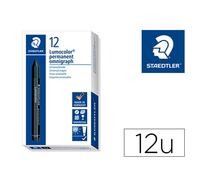 Cera Staedtler Para Marcar Negro Lumocolor Permanente Omnigraph 236 Caja De 12 Unidades