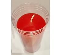 ceragi Velón Pedir un Deseo Color Rojo 16 x 6 cm