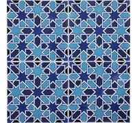 Cerames Azulejos de Cerámica Marroquí Casablanca - Azulejos de mosaico Marroquí para baño, cocina, sala de estar, ducha, debajo de las escaleras | Azulejos marroquíes en estilo oriental 20x20 cm