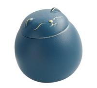 Ceramic Airtight Jar Tea Storage Cat Shape Jars Porcelain for Spices P