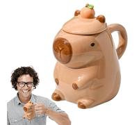 Ceramic Animals Mug, Cute Mug, Creative Coffee Cups, Animal Themed Mugs, Ceramic Animal Mug With Design For Coffee, Tea, Milk And Special Occasions Like Christmas Or Easter