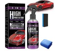 Ceramic Car Coating Spray | 3 in 1 High Protection Quick Car Coating Spray - Car Coating Agent Spray,Car Paint Coating Agent,Car Scratch Nano Repair Spray,Car Wax Polish Spray (1PC)