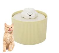 Ceramic Cat Water Fountain - Ceramic, 14 x 13 cm, 1,2 L Capacity | Automatic Pet Fountain, Quiet Water Dispenser, Filtered Circulation, Safe Pump For Cats, Dogs, Indoor Pets