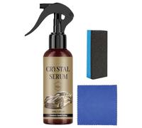 Ceramic Coating for Cars, 100 ml Paint Protection Spray with Sponge and Cloth Kit Hydrophobic Shine Car Coating Spray for Scratch Resistance Gloss Enhancement Auto Truck SUV Garage Detailing