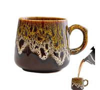 Ceramic Coffee Mug - Household Tea Cup, Elegant Stoneware Drinkware, Taza de cerámica ergonómica, diseño de mango ergonómico | For Home Workplace Office