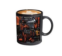 Ceramic Coffee Mug, Microwave Dishwasher Safe, Ceramic Coffee Mug Toolbox Cup, Hot Cold Beverages Tea Milk Water Juice, Home Camping Dorm Hotel Apartment Drinkware For Everyday Use