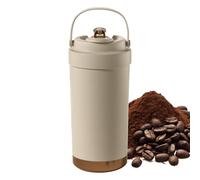 Ceramic Coffee Mug, Travel Cup, 3.0x3.0x7.5 Inches, Insulated Tumbler, Leakproof Bottle, 500ml Ceramic Lined Interior for Outdoor, Daily, Work, Home, Kitchen, School, Bed Room