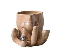 Ceramic Coffee Mugs, Finger Shape Ring Holder, 14 Oz Novelty Nose Picking Mug, Decorative Gift, Funny Cute Cup for Kitchen, Work Desk, Coffee Shop, Dorm, Counter, Birthday, Holiday, Bookshelf