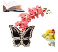 Ceramic Flower Jarrón, Bouquet Holder Centerpiece Table Decorations, Farmhouse Jarrón Butterflies Home Decor for Birthday Wedding Farmhouse Bedroom Living Room Dorm Indoor