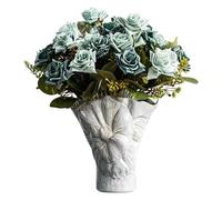 Ceramic Flower Vase, French Table Centerpiece, Medium Size for Dining Room, Decorative Aesthetic Hydroponic Feature, Household Utility Category, Living Room Kitchen Bedroom Home Decor