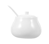 Ceramic Food Storage Pot for Sugar Salt And Chili 10.00X8.30X7.50CM Insect Protection 2Pcs