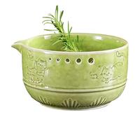 Ceramic Garlic Grater Bowl - Cat Ginger Grinding Dish Kitchen Tool