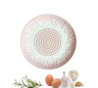 Ceramic Garlic Grater Manual Ginger Grater Hand Cheese Grinder Plate Dish