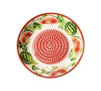 Ceramic Garlic Grinder Plate Features A Textured Bowl That Grinds And Mince