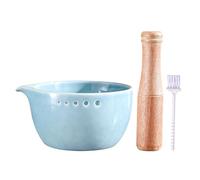 Ceramic Grater Bowl | Kitchen Food Grinder Tool,Garlic Grinder Bowl | for Chocolate Cheese Potato Citrus Sauces Camping Dormitory Apartment Home Cooking Enthusiasts