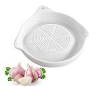 Ceramic Grater Plate | Ceramic Multi-Functional Manual - Garlic Grinder Plate,for Home Kitchen Restaurant Barbecue Outdoor Ginger Carrots Chocolate Cheese Lemon
