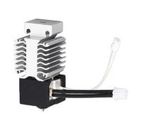 Ceramic Heating Block, High Speed Assembled Extruder Hotend Kit with Bimetal Throat Tube 3D Printer Hotend Kit with 0.4mm Copper Plated Nozzle