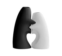 Ceramic Hugging Vase Set - 5.51 Inches Modern Flower Vases for Centerpieces, Decorative Bouquet Holders for Home Table, Shelf, or Desk, Perfect for Weddings, Birthdays, and Dining Room