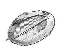 Ceramic Leaf Trinket Dish Elegant Ring Earring Holder Decorative Jewelry Plate Key Bowl Home Decor