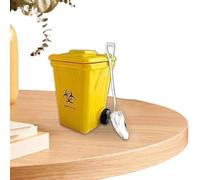 Ceramic Mug - Coffee Tea Drinking Cup for Home Office Use | Thick Wall Porcelain Body with Comfortable Handle Grip, Heat Retaining Beverage Cup for Hot Cold Drinks Daily Kitchen Table Use