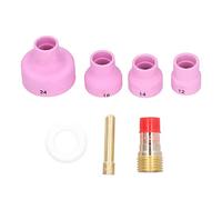 Ceramic Nozzle Air Sandblast Tips, Sand Blasting Equipment Accessories, High - Temperature Resistant Alumina Blasting Cups with Multiple Sizes for Welding and Surface Cleaning