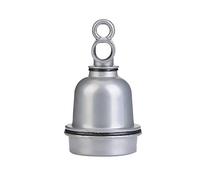 Ceramic Reptile Lamp Holder | High Temperature E27 Socket for Brooder/Heating Emitter Bulb | Aluminum Alloy Shell with Hanging Hole