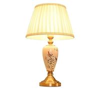 Ceramic Table Lamp Hand Painted Birds & Flowers Bedroom Decoration Table Metal Table Lamps,Pendant Ceiling Light