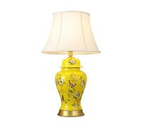 Ceramic Table Lamps Modern Contemporary Fabric for Foyer Living Room Office Creative Bed Room Hotel (Color : Style one) (Style Two)