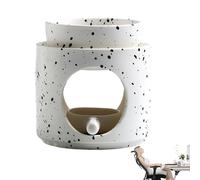 Ceramic Tealight Candle Holder - 400g Wax Melt Warmer, Aromatherapy Burner, Creating A Romantic Atmosphere with Candles | Heating Oils, Soothing Scent, Decor Styles