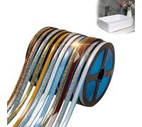 Ceramic Tile Gap Tape, Caulk Tape Waterproof Self Adhesive, Easy Peel and Stick for Bathroom Shower Sink Toilet Edges 2 * 600 cm (Elegant White)