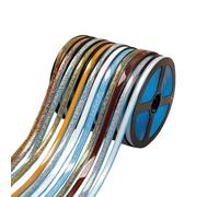 Ceramic Tile Gap Tape, Self-Adhesive Waterproof Caulk Strip for Bathtub, Shower, Sink, Toilet & Kitchen Wall Edges, Peel and Stick Sealing Tape (Rainbow Gold,6M Flat type)