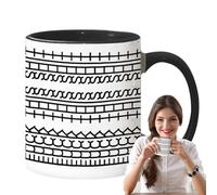 Ceramic Water Mug - Ceramic Cup Decorative Desktop Ornament,ceramics Cup Multi Use Insulated Hot Beverage Drinkware, Hand Crafted Clay Pottery + Thick Structural Walls, Ergonomic Smooth Glazed Clay