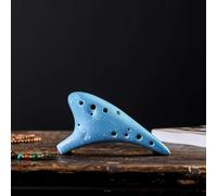 Cerámica 12 agujeros Cerámica Alto C Ocarina Flauta Instrumento musical for regalo de principiante (Color : I)