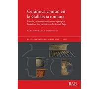 Cerámica común en la Gallaecia romana: Estudio y sistematización crono-tipológica basada en tres yacimientos del área de Lugo: 3100 (British Archaeological Reports International Series)