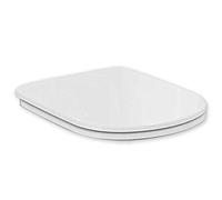 Ceramica Dolomite J523301 Asiento de inodoro exclusivo original Gemma 2 Series, cierre lento, bisagras de plástico incluidas, blanco