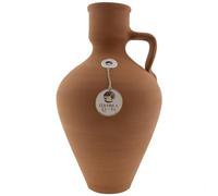 CERÁMICA ESPAÑA | Cántaro de barro tradicional | Cántaro de barro rojo Modelo A01 | 100% Hecho a mano | 7 litros | ECO | 22x22x41 cm