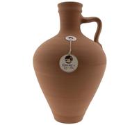 CERÁMICA ESPAÑA | Cántaro de barro tradicional | Cántaro de barro rojo Modelo A02 | 100% Hecho a mano | 7 litros | ECO | 22x22x40 cm