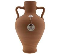 CERÁMICA ESPAÑA | Cántaro de barro tradicional | Cántaro de barro rojo Modelo A03 | 100% Hecho a mano | 7 litros | ECO | 24x24x41 cm