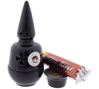 CERÁMICA ESPAÑA | Incensario nazareno Negro | Incensarios religiosos | Incensarios de Barro | Incensarios Originales | Incensario Semana Santa | 9x9x20 cm | Accesorios Incluidos