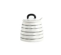 CeráMica Especias Cristal Botes Para Especias Spice Jars Azucarero Y Salero Cocina Con Cucharas Tapas Para Servir Hoga-E