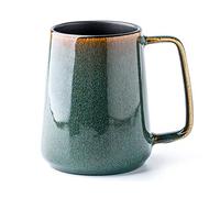 Cerámica Grande Tazas De Café, 24 Oz / 700ml Tazas Grandes Extra Grandes, Para Capuchino, Latte, Cacao Caliente O Té Caliente - Regalo de cumpleaños/Día de San Valentín(24 oz Dark Green)
