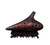 Cerámica Ocarina 12 Agujeros Ocarinas Alto Tono C Instrumentos Instrumentos Musicales Profesionales Ofertas Accesorios (Color : Bass tone c key BC)