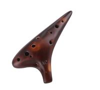 Cerámica Ocarina 12 Agujeros Ocarinas Alto Tono C Instrumentos Instrumentos Musicales Profesionales Ofertas Accesorios (Color : Alto C key AC)