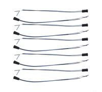 Cerámica para enchufe G4, 10 unidades, 200 mm, cable LED halógeno de | Cuerpo de cerámica de alta temperatura, diseño resistente al calor, seguro para halógenos, evita que se derrita